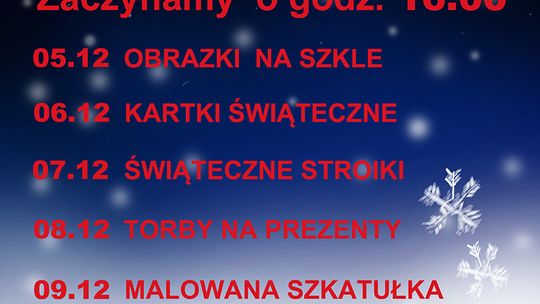 Elfy z Galerii OKNO donoszą, że są gotowe na świąteczne warsztaty!
