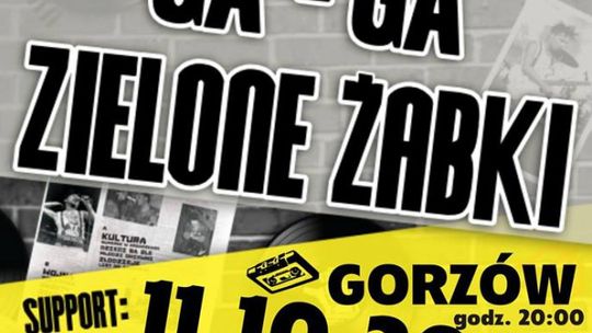 Ga Ga - Zielone Żabki zagrają w Gorzowie