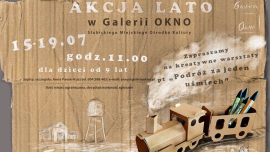 Galerii OKNO zaprasza do wzięcia udziału w Akcji lato