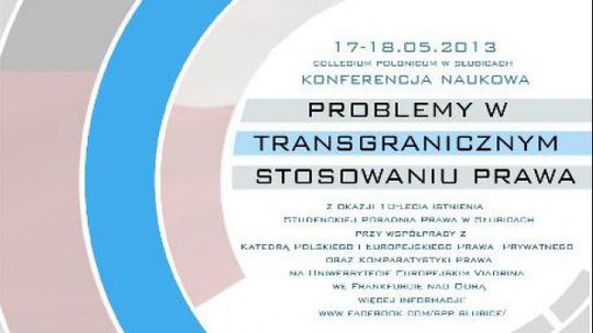 Konferencja z okazji urodzin Studenckiej Poradni Prawa