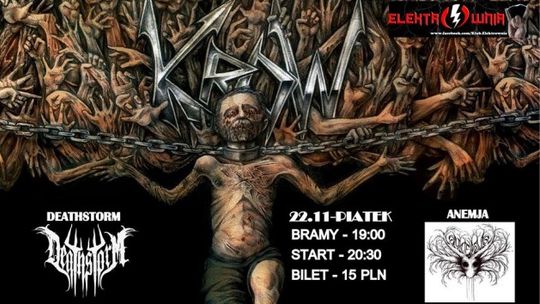 Krow &amp; DeathStorm i Anemja zagrają w Elektrowni