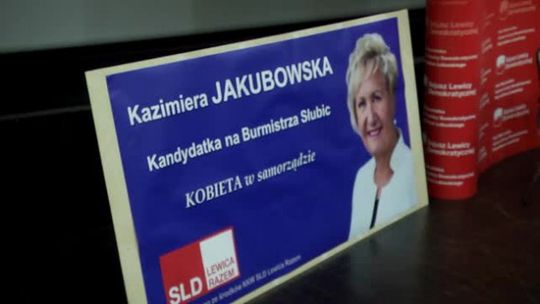 Leszek Miller spotkał się z kandydatką na burmistrza Słubic