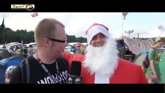 Mikołaj - niekoniecznie święty - na Woodstocku