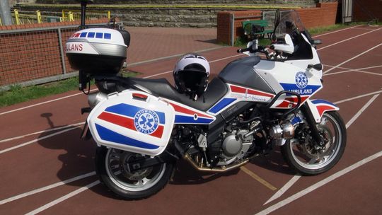 Pierwszy motoambulans w całym województwie, będzie służył na drogach naszego powiatu.