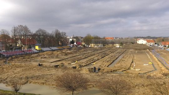 Remont stadionu miejskiego w Świebodzinie