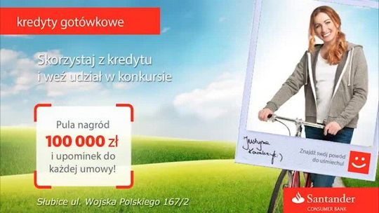 Santander Consumer Bank w Słubicach zaprasza.