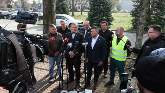 Spotkanie przedstawicieli protestujących rolników z władzami Słubic i przedsiębiorcami