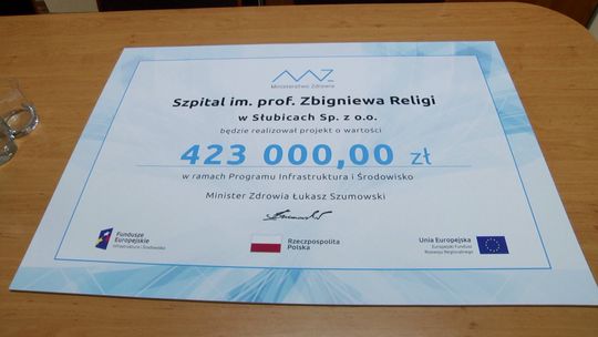 Szpital w Słubicach podpisał umowę na doposażenie SOR!