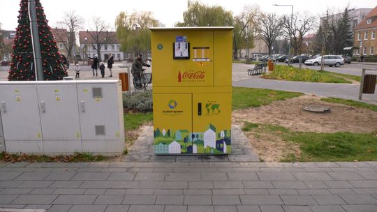 WIADOMOSCI SAMORZĄDOWE - 02.12.2020 - "Dwa nowe recyklomaty pomogą w dbałości o czystość naszego miasta"