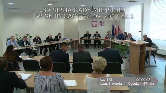 XXXVII Sesja Rady Miejskiej w Słubicach