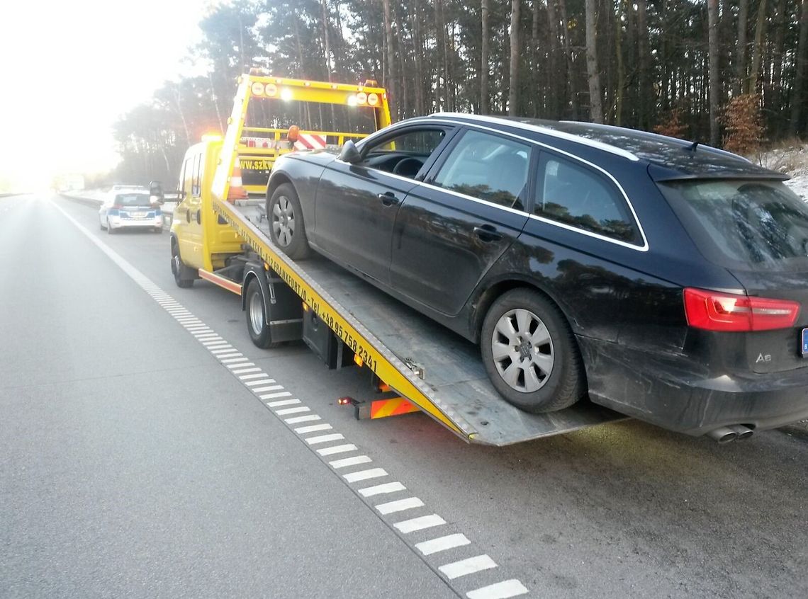 Audi A6 o wartości 110 000 zł odzyskana przez SG w Świecku