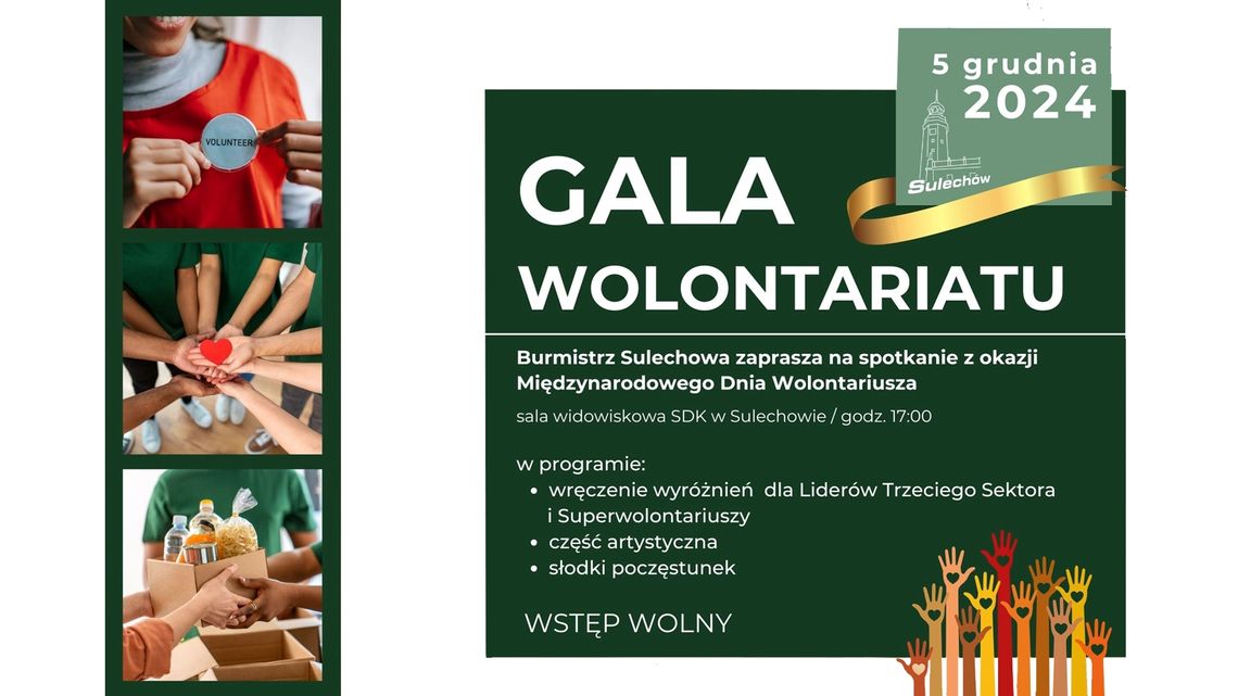 Gala Wolontariatu w Sulechowie - zapowiedź wydarzenia