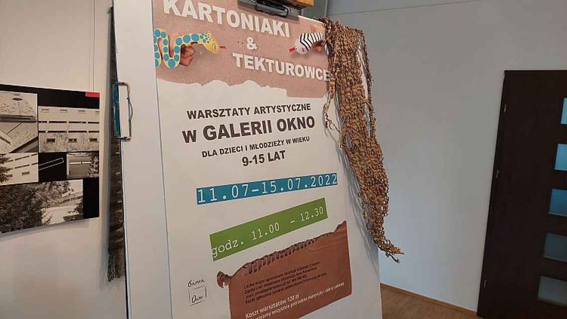 "Kartoniaki & Tekturowce" w galerii OKNO