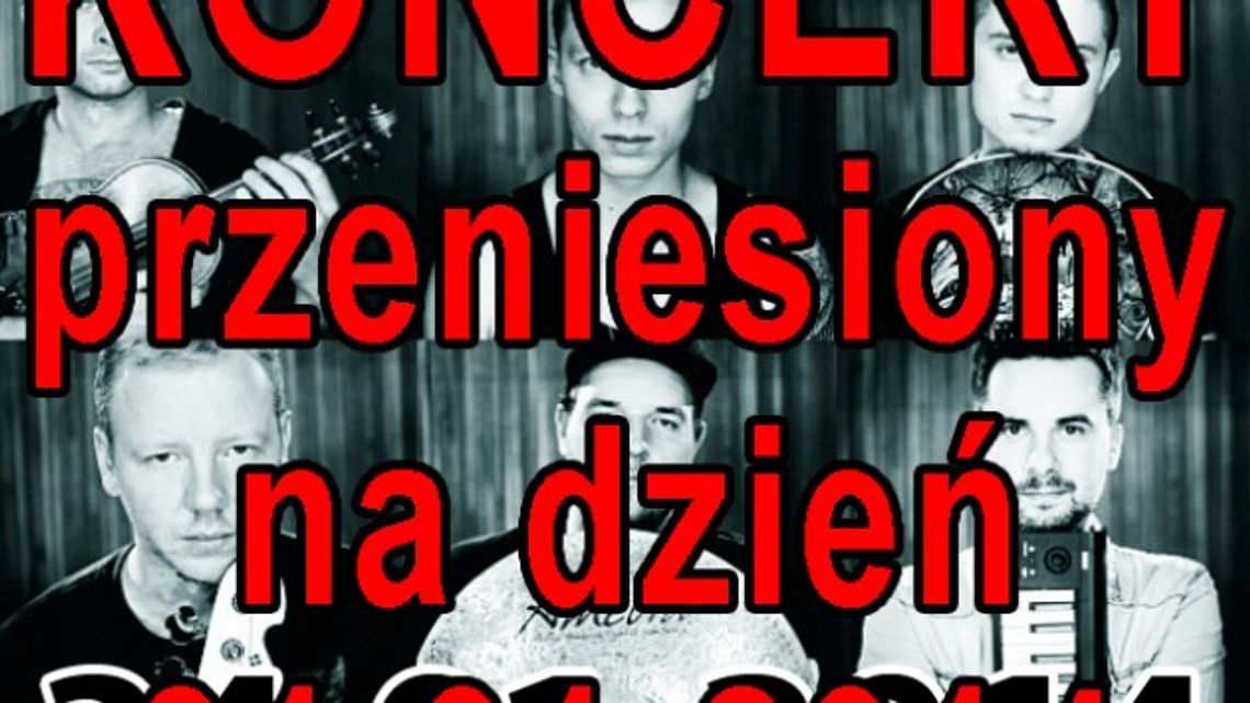 Koncert zespołu LemON w Słubicach przeniesiony!