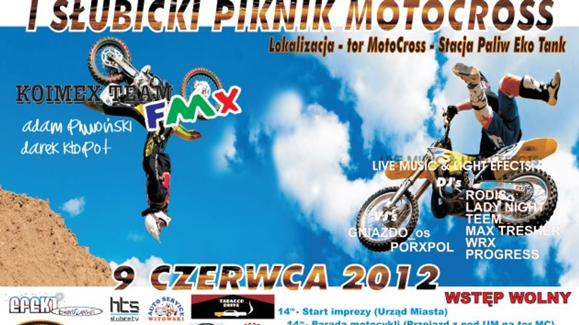 Motocross show w Słubicach