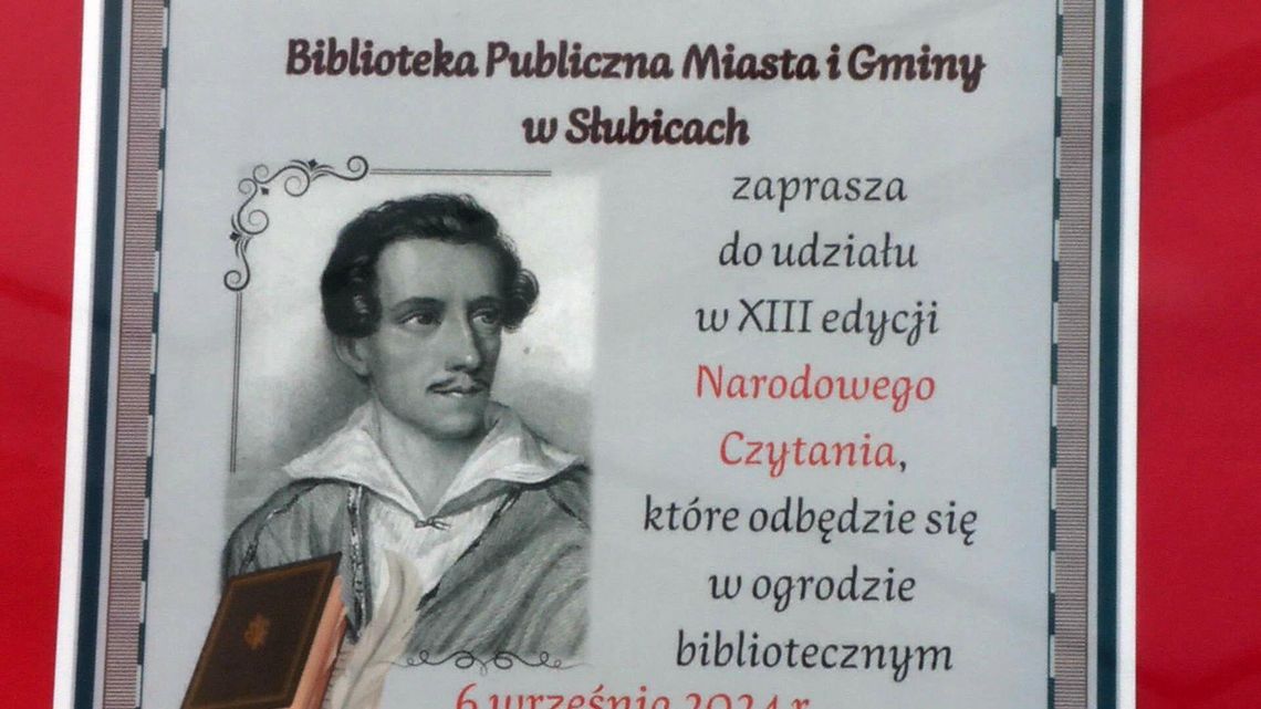 Narodowe czytanie w słubickiej bibliotece - zapowiedź