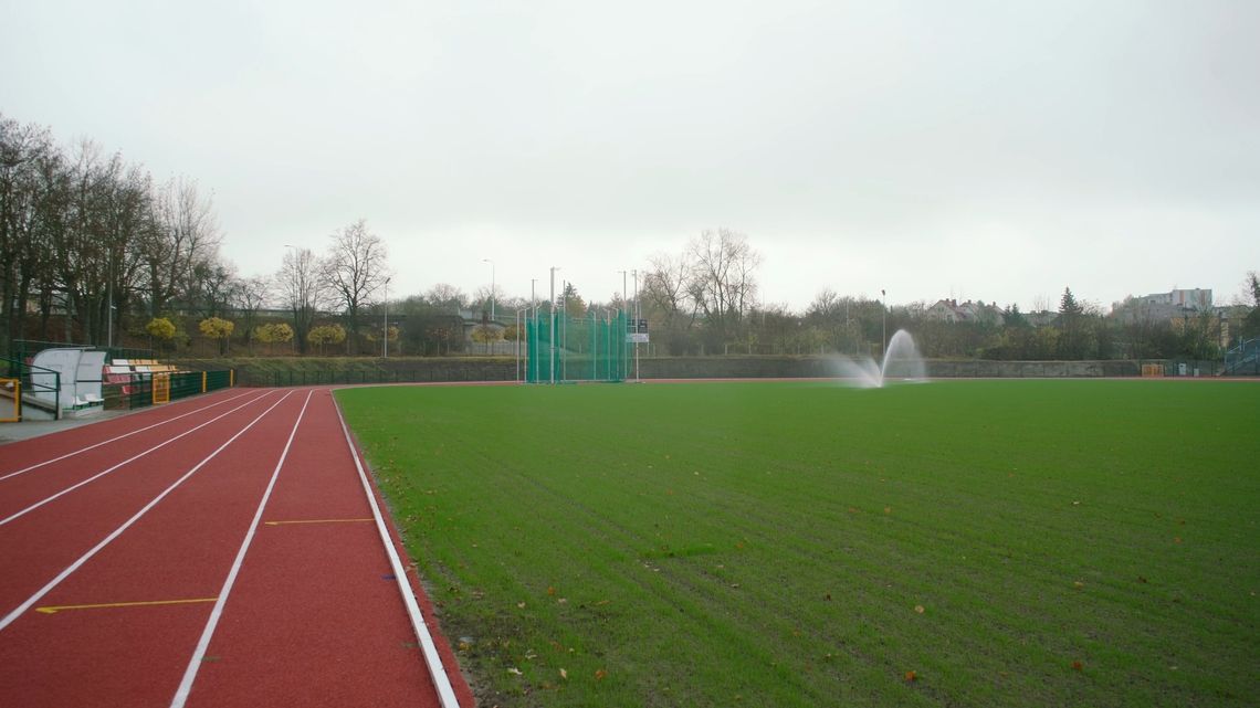 Odbiór stadionu miejskiego w Świebodzinie