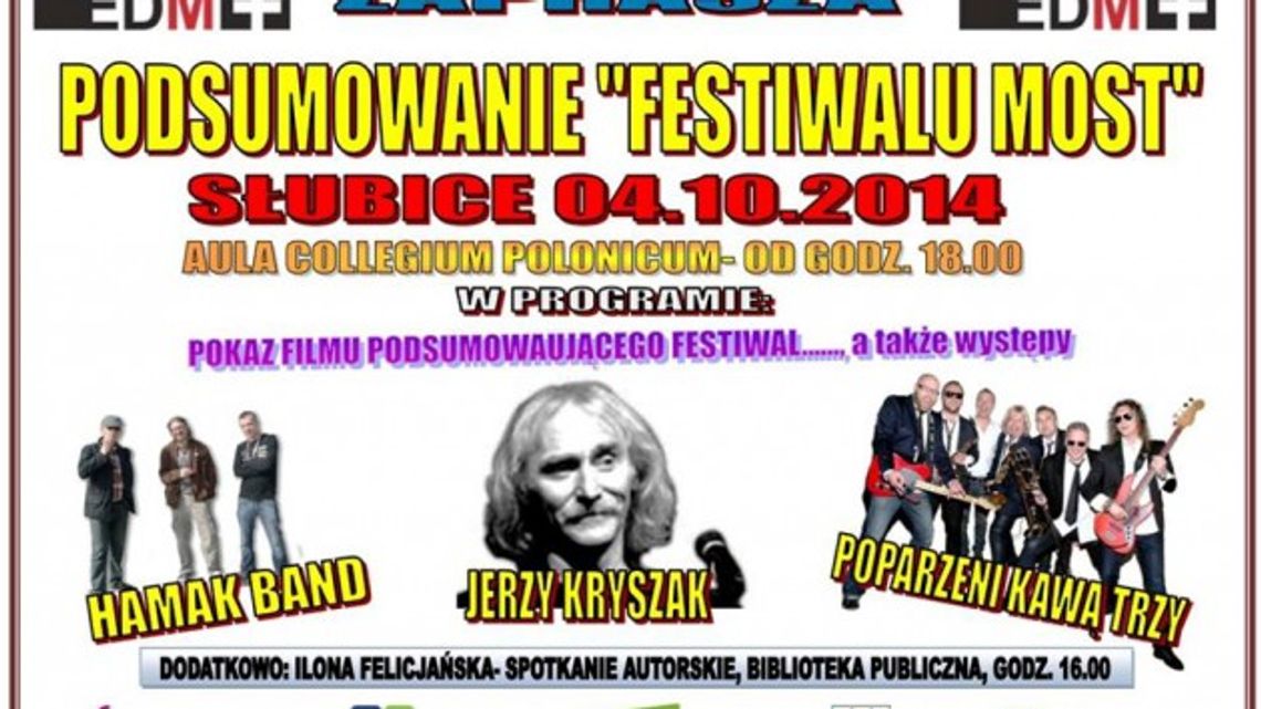 Podsumowanie Festiwalu MOST - zagrają Poparzeni Kawą Trzy!