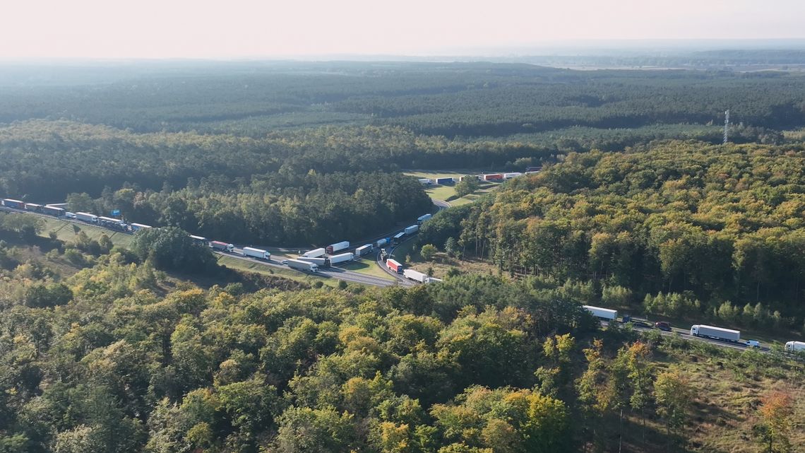 Poniedziałkowa rzeczywistość na drogach dojazdowych do Słubic