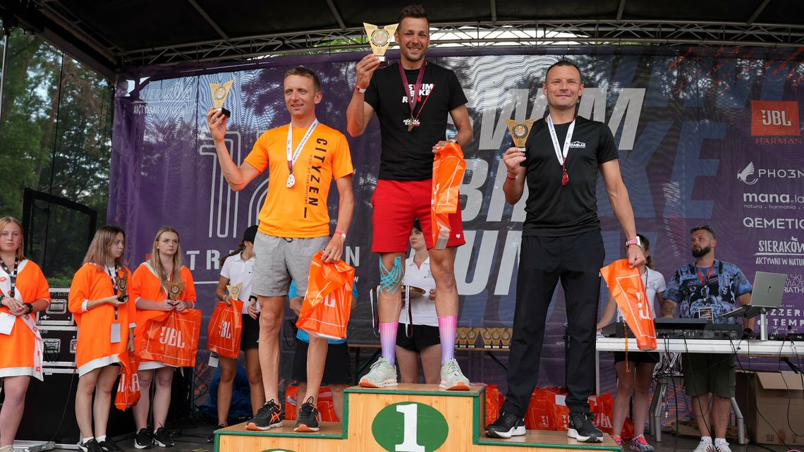 Rafał Borowiak z brązowym medalem na JBL Triathlon Sieraków