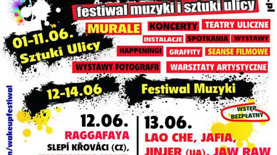 Wake Up &amp; Live 2015 - Festiwal Muzyki - program