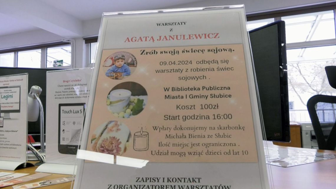 Warsztaty świec sojowych dla Michała Bienia