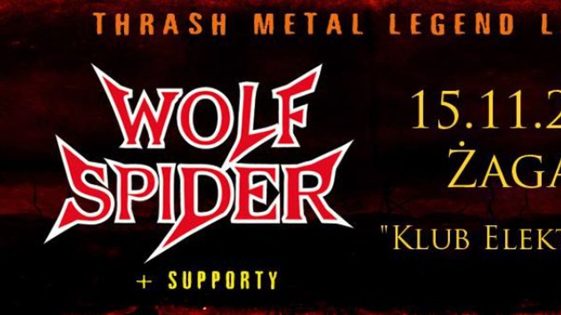 Wolf Spider + In The Name of God zagrają w Żaganiu