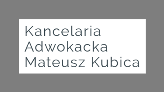 Kancelaria Adwokacka Adwokat Mateusz Kubica