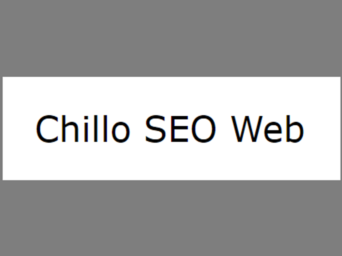 Chillo SEO Web Pozycjonowanie stron